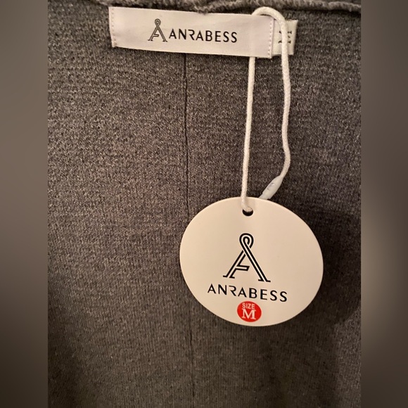 New Women’s Medium Anrabess Open Long Cardigan Sweater - Picture 4 of 4